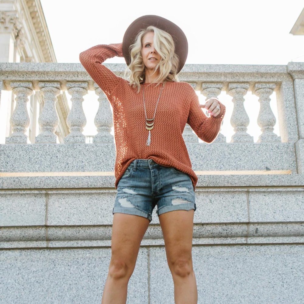 Sanctuary Soledad Open Knit Sweater NWT